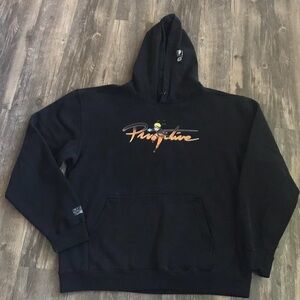 Primitive Naruto Black Hoodie with Orange Logo